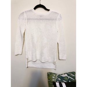 ❌ SOLD ❌ Ann Taylor White Anchor Sweater (SP)